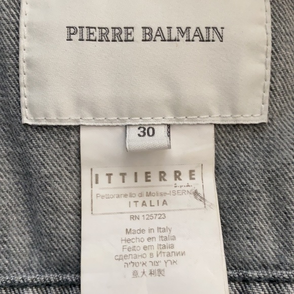 Pierre Balmain Stunning Denim Jacket Size EU30 (XS/S) - Picture 12 of 16